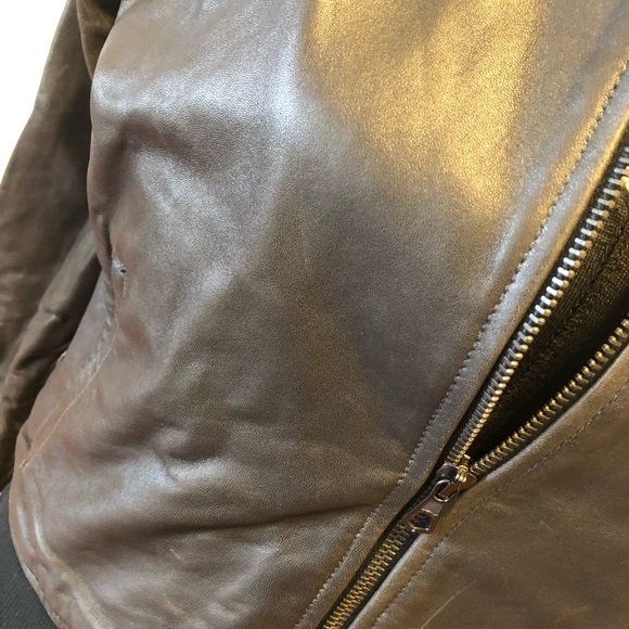 💲🔻 Rag & Bone/JEAN The Leather Bomber Jacket - Picture 5 of 8